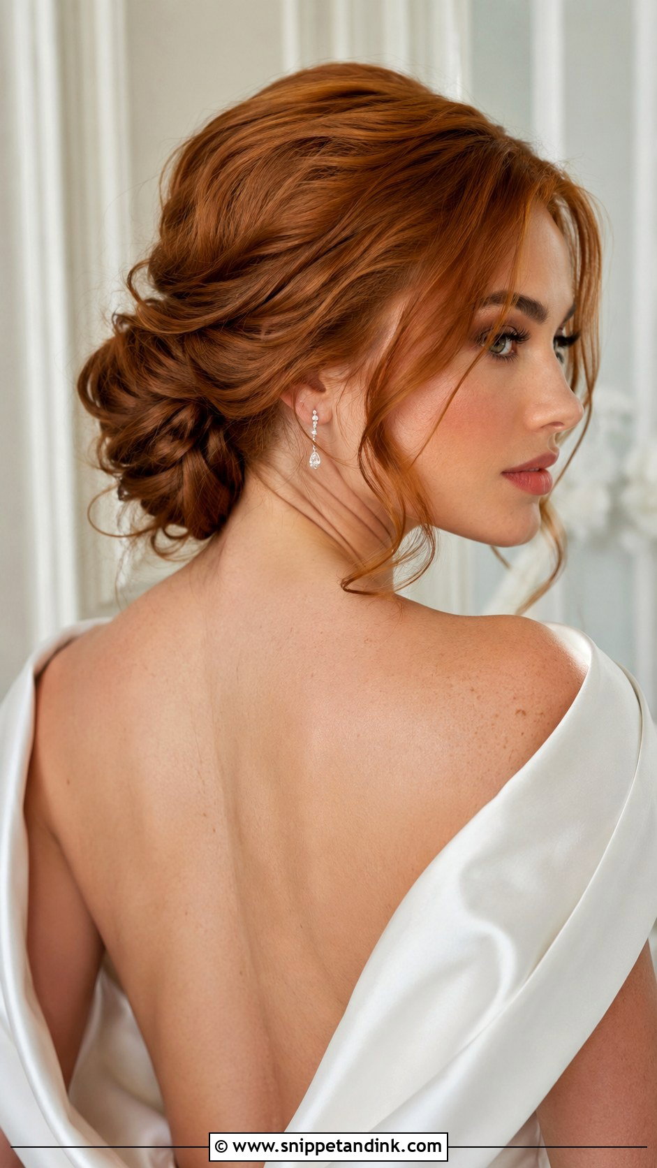 Twisted Low Bun - Snippet and Ink - 30 Wedding Hair Up Ideas