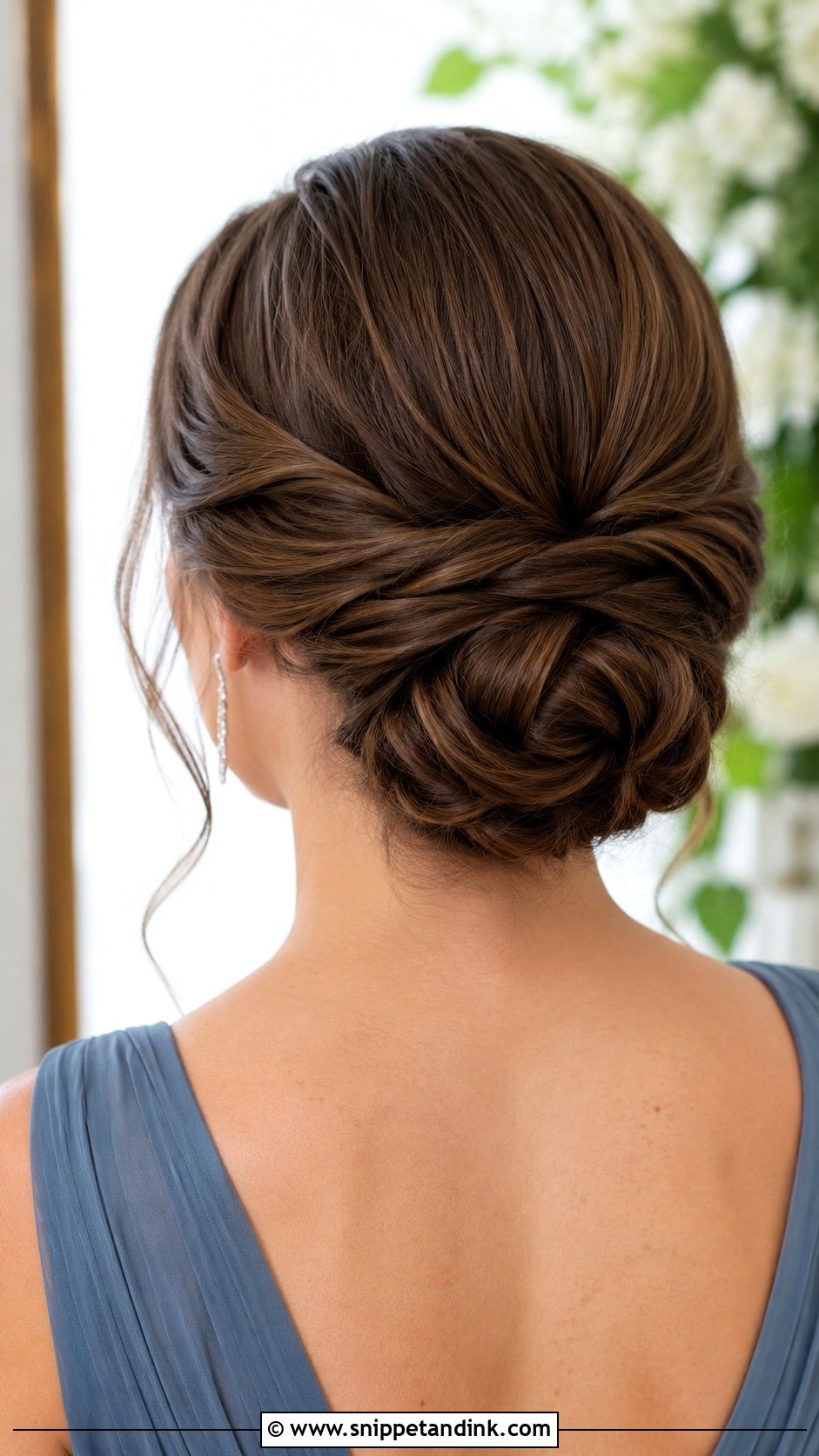 Twisted Low Bun Bridesmaid Hair - Snippet and Ink - 20 Bridesmaid Low Bun Hairstyles
