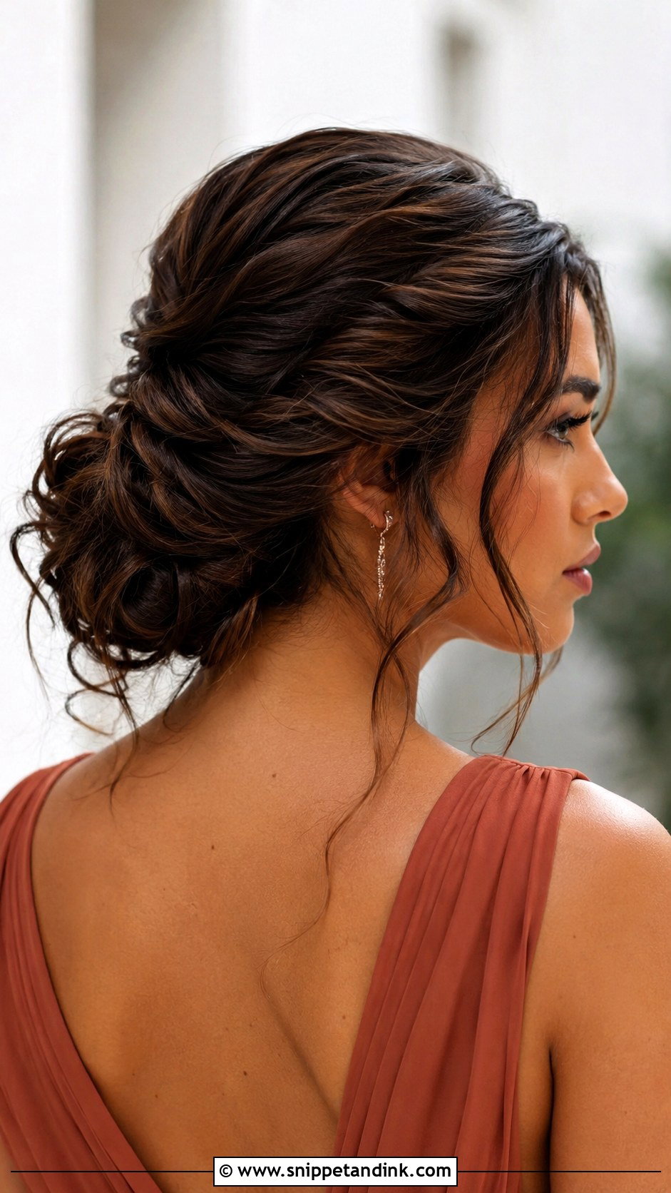 Twisted Low Bun Bridesmaid Updo - Snippet and Ink - 20 Updo Hairstyles for Bridesmaids