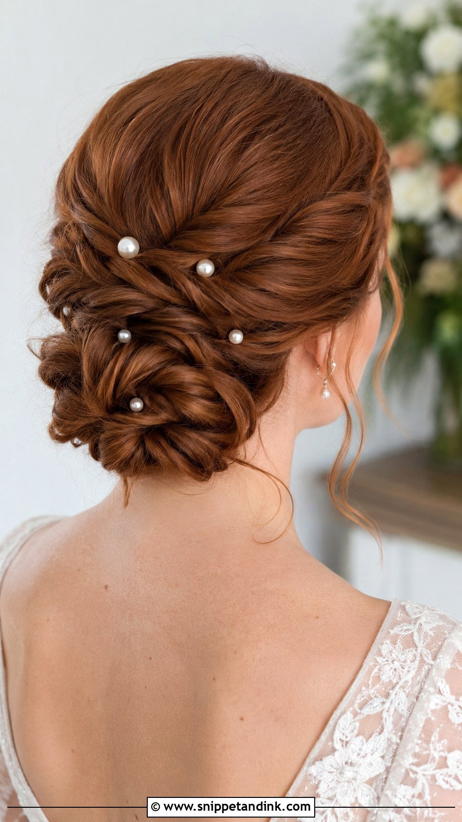 Twisted Low Bun For Brides - Snippet and Ink - 25 Bride Bun Hairstyles