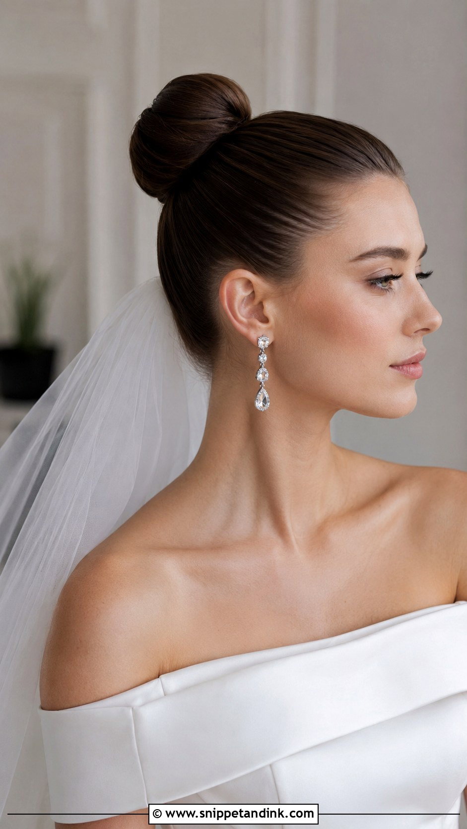 Twisted Low Bun Updo - Snippet and Ink - 20 Wedding Hair Styles Updo