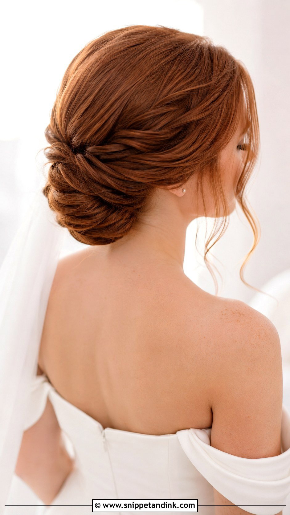 Twisted Low Bun Wedding Hair - Snippet and Ink - 15 Low Updo Wedding Hair Tutorial Ideas