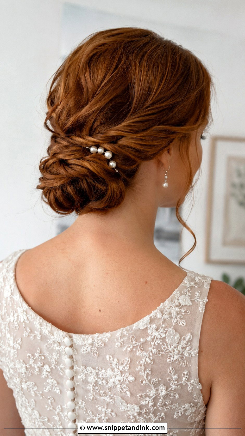Twisted Low Bun Wedding Updo - Snippet and Ink - 20 Elegant Wedding Updo Ideas
