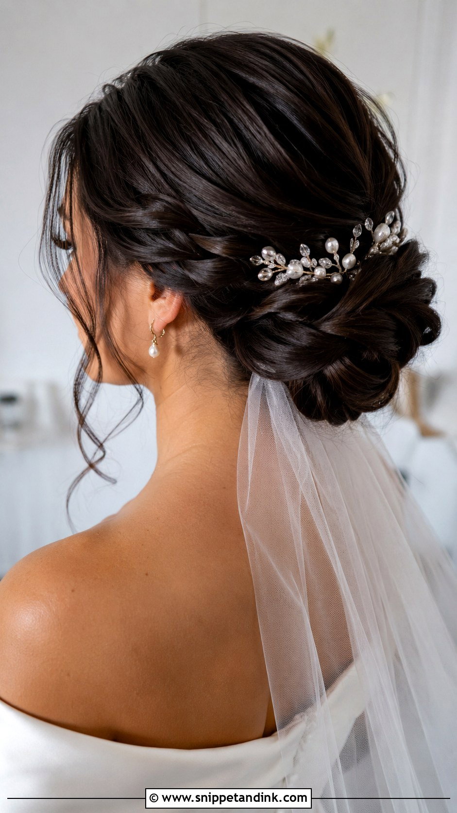 Twisted Low Bun Wedding Updo - Snippet and Ink - 20 Traditional Bridal Hairstyles
