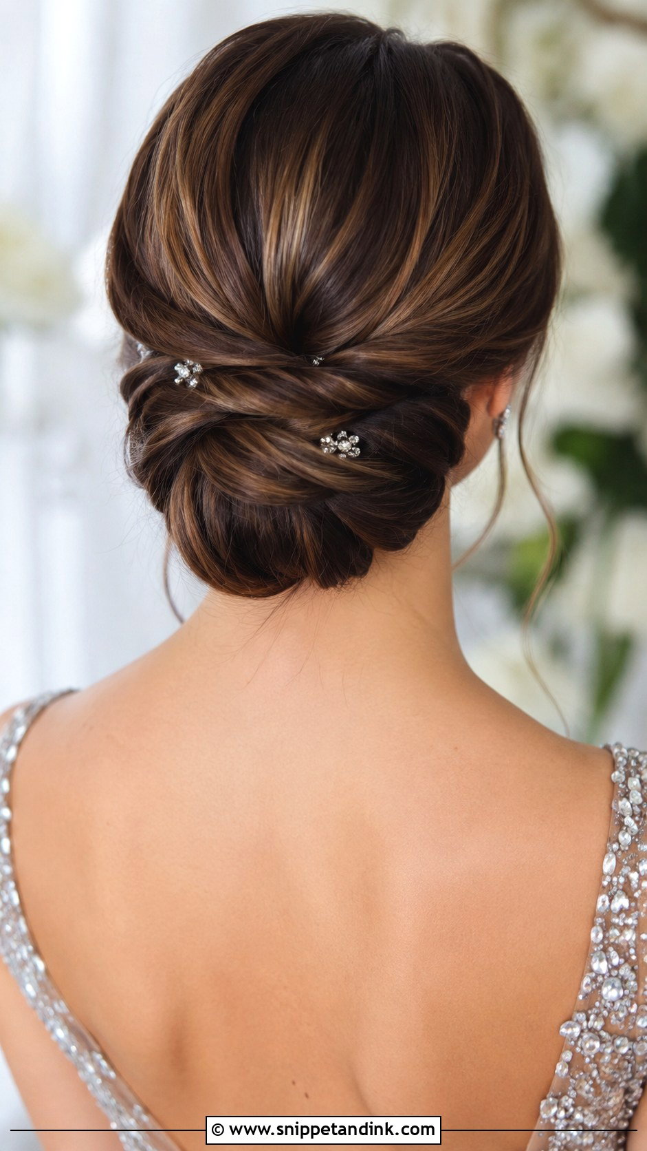Twisted Low Chignon - Snippet and Ink - 20 Hairstyle for Sister Wedding Ideas