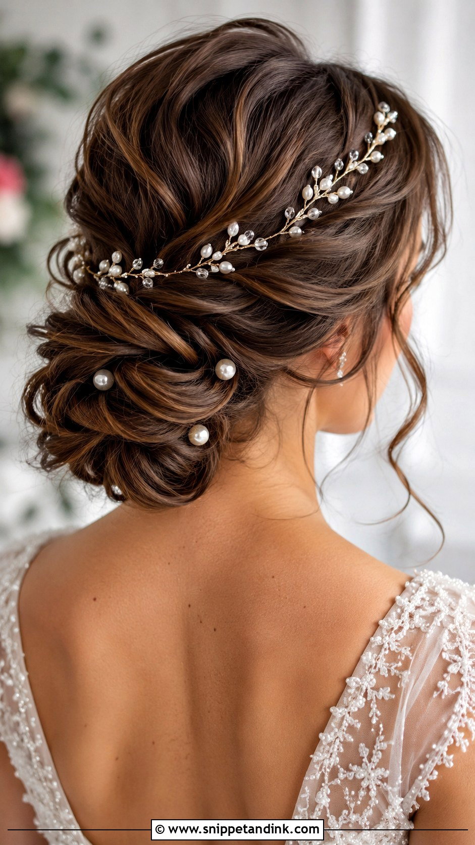 Twisted Low Updo - Snippet and Ink - 25 Wedding Upstyles