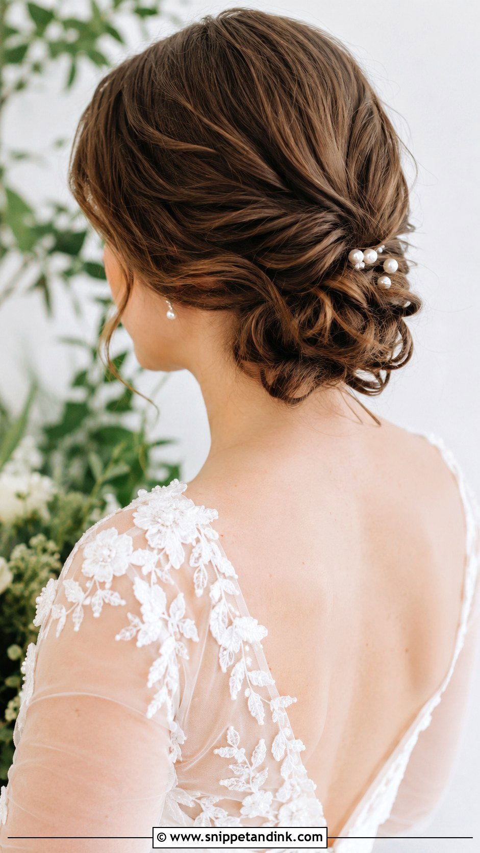 Twisted Low Updo - Snippet and Ink - 30 Wedding Updo Hairstyles