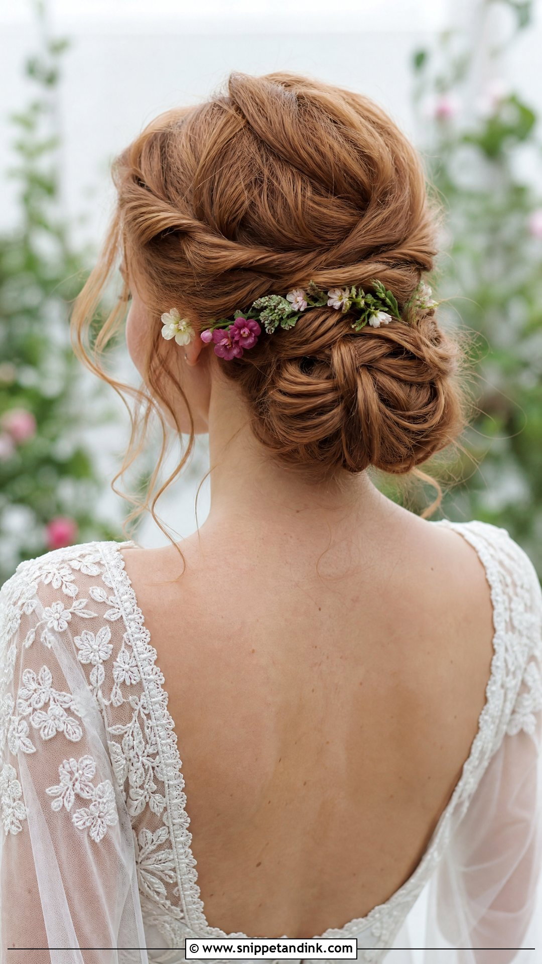 Twisted Low Updo - Snippet and Ink - 20 Hair Updo for Wedding Ideas