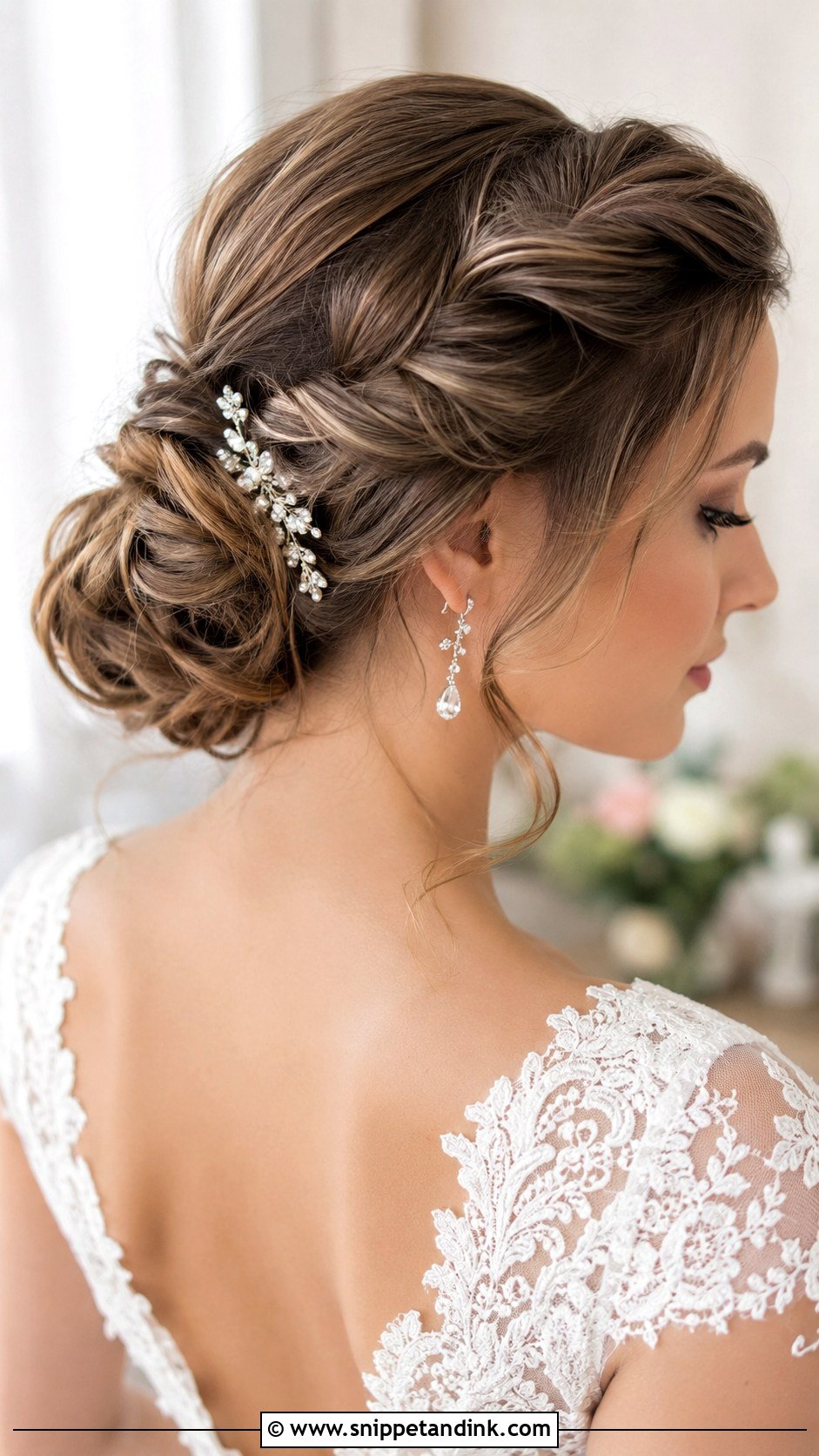 Twisted Low Updo - Snippet and Ink - 20 Wedding Hairstyles for Women