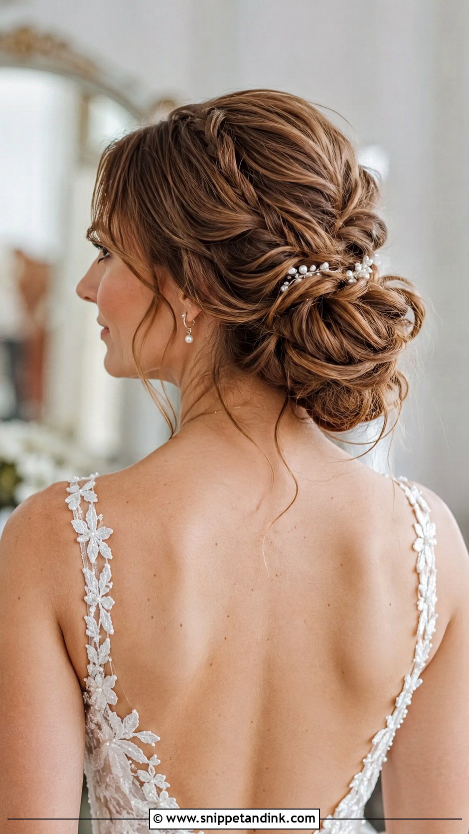 Twisted Mermaid Wedding Updo - Snippet and Ink - 20 Mermaid Wedding Hair Ideas
