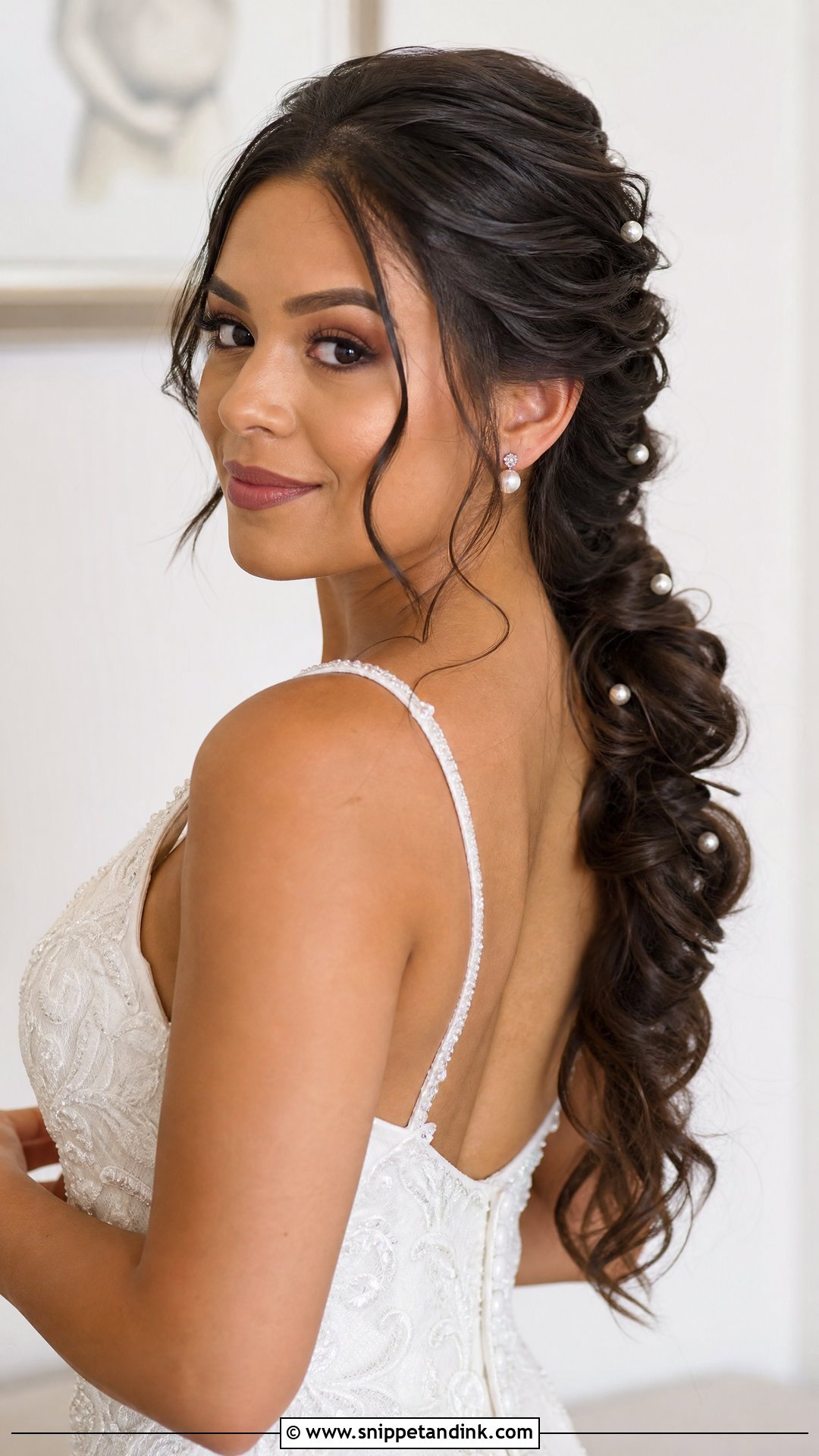 Twisted Ponytail - Snippet and Ink - 20 Simple Wedding Hairstyles for Medium Hair