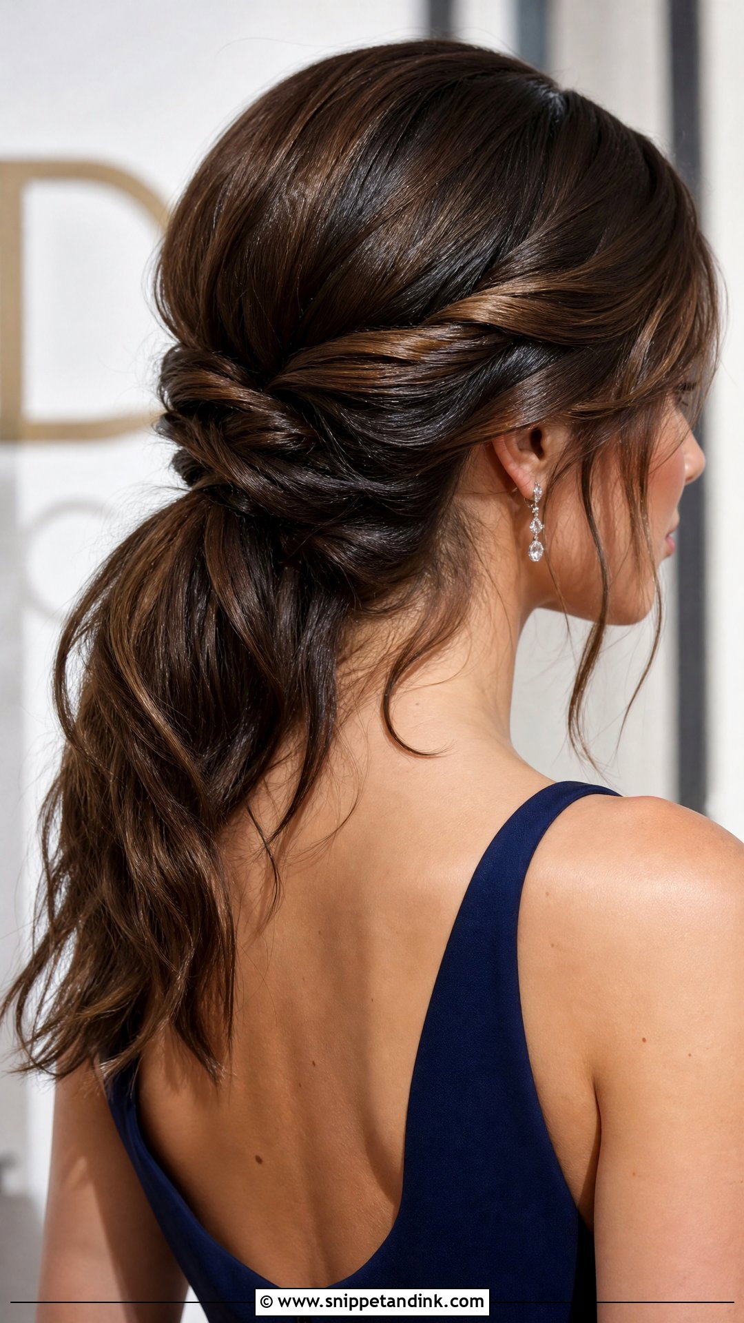 Twisted Ponytail - Snippet and Ink - 20 Wedding Guest Hair Ponytail Ideas