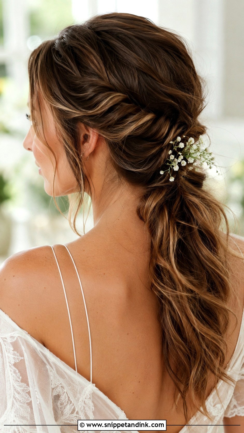 Twisted Ponytail Wedding Look - Snippet and Ink - 30 Ponytail Wedding Hairstyles