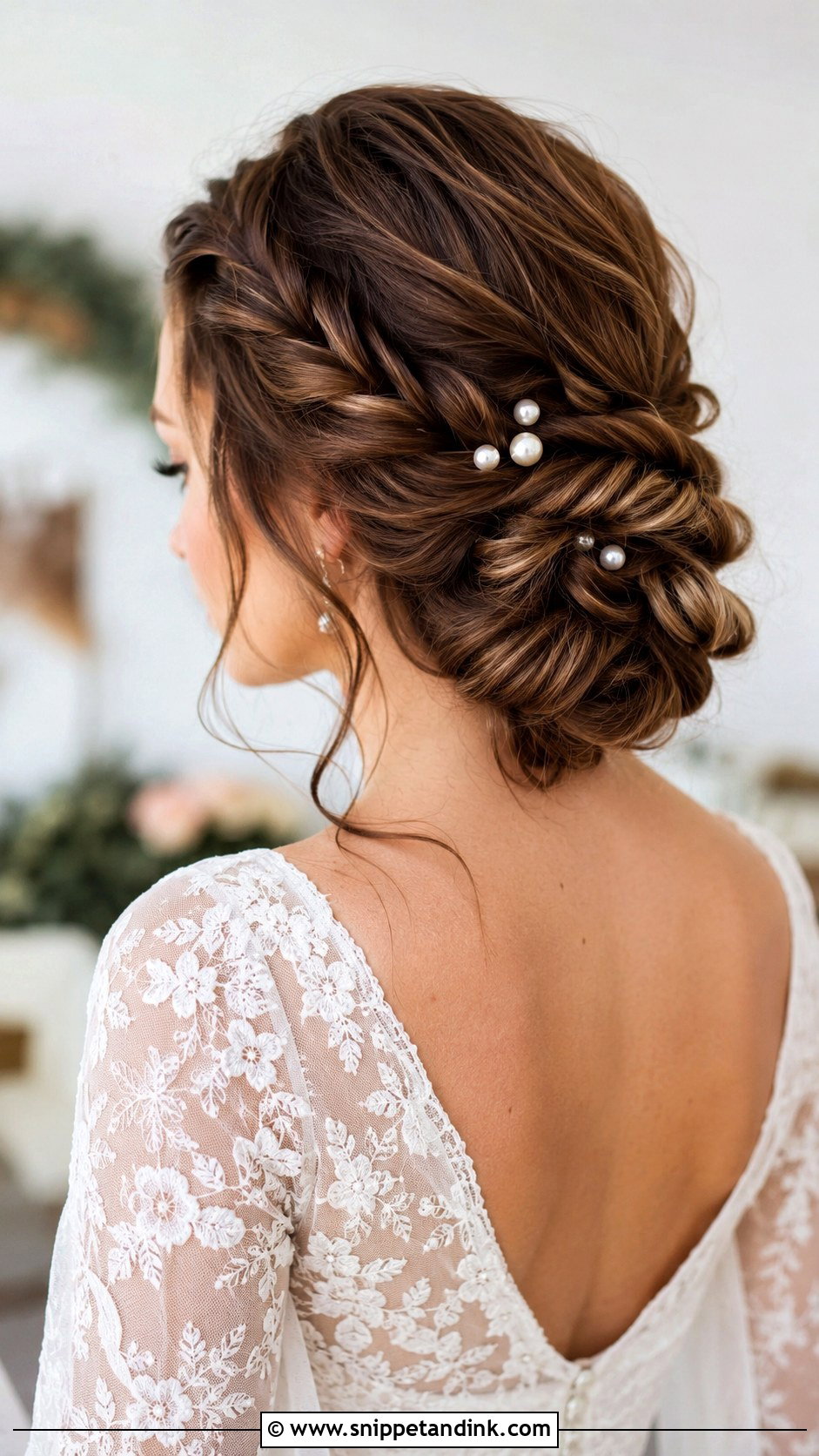 Twisted Rope Braid Updo - Snippet and Ink - 30 Wedding Hair Up Ideas