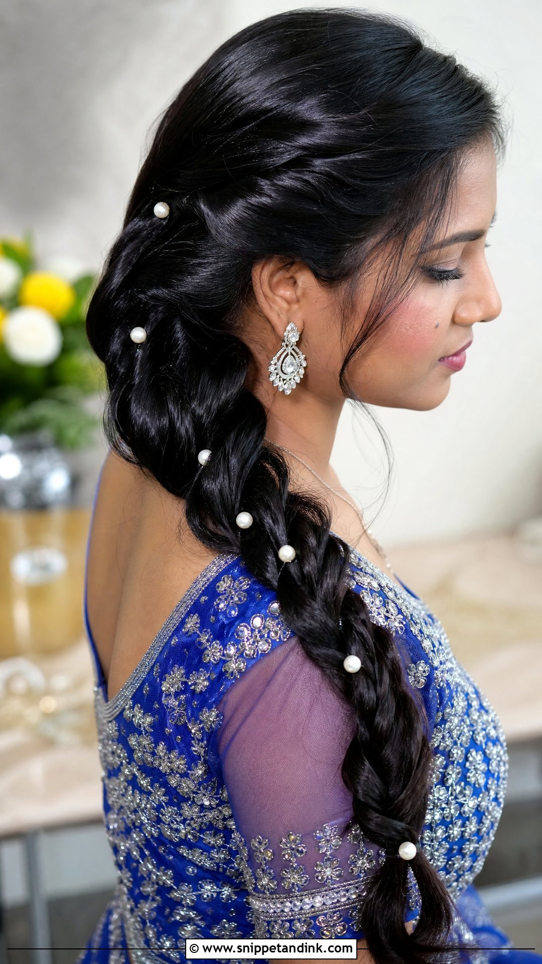 Twisted Rope Braid for Long Hair - Snippet and Ink - 20 Indian Bridal Braids for Long Hair