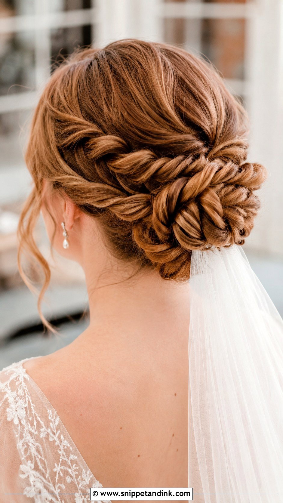 Twisted Rope Bun - Snippet and Ink - 25 Wedding Buns