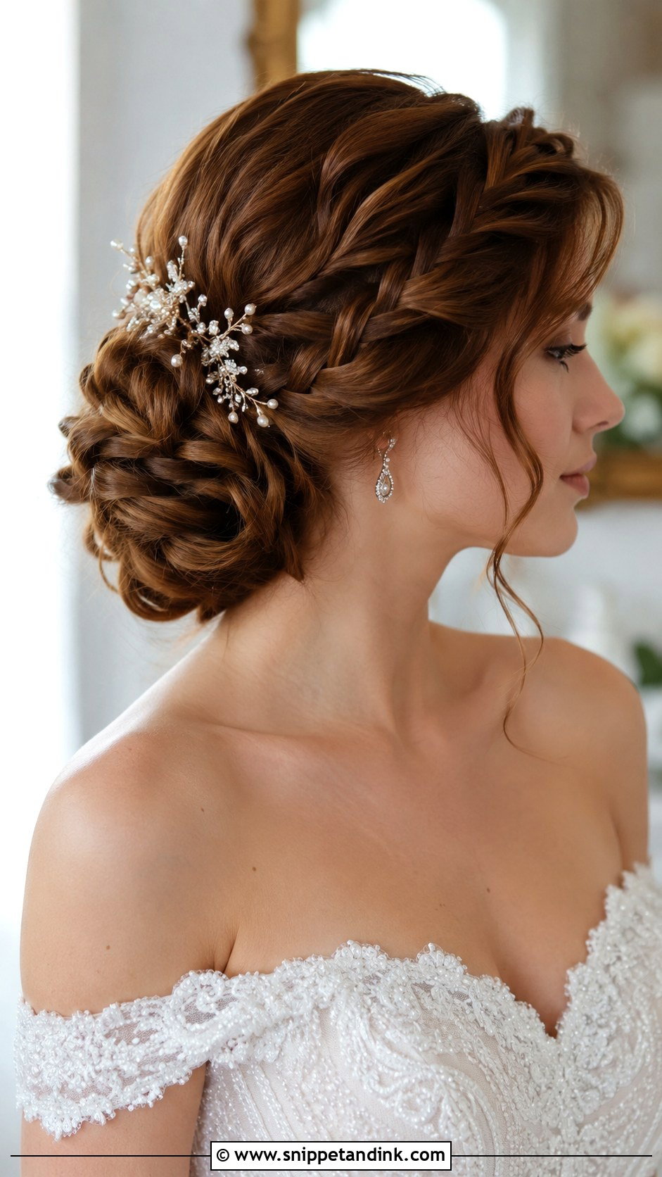 Twisted Side Braid Updo - Snippet and Ink - 20 Side Braid Wedding Hair Ideas