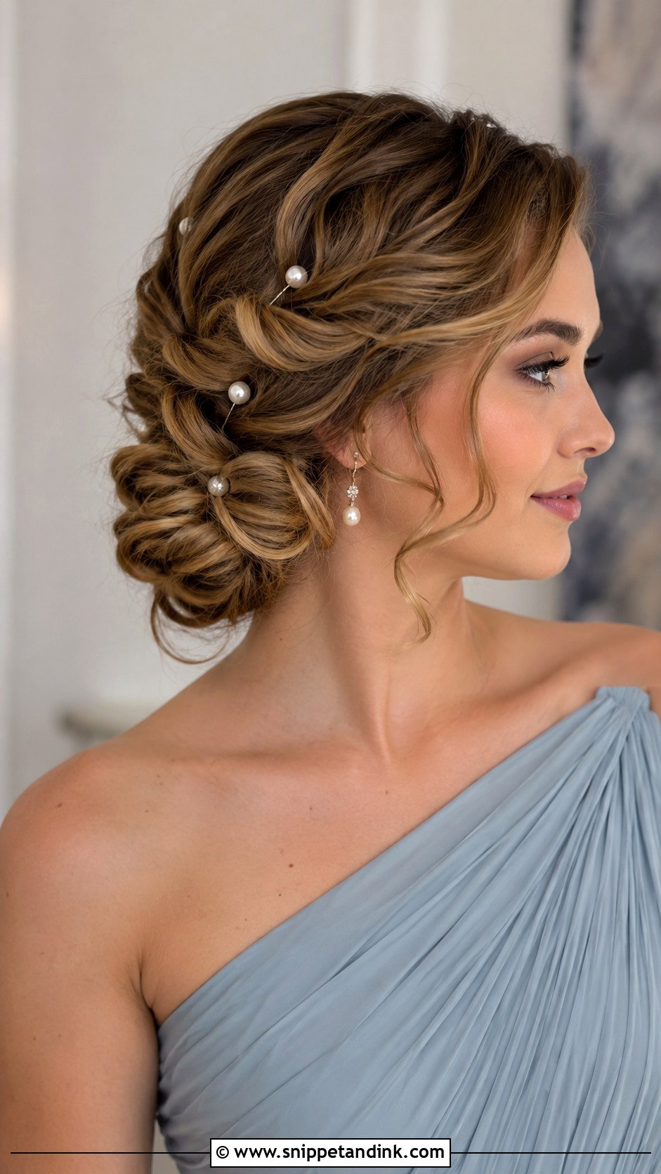 Twisted Side Updo - Snippet and Ink - 20 Sister of the Bride Hairstyles