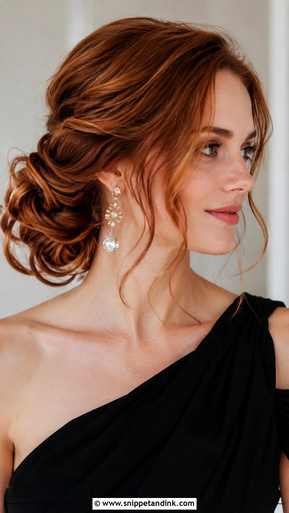 Twisted Side Updo - Snippet and Ink - 25 Cute Hairstyles for Wedding Guest