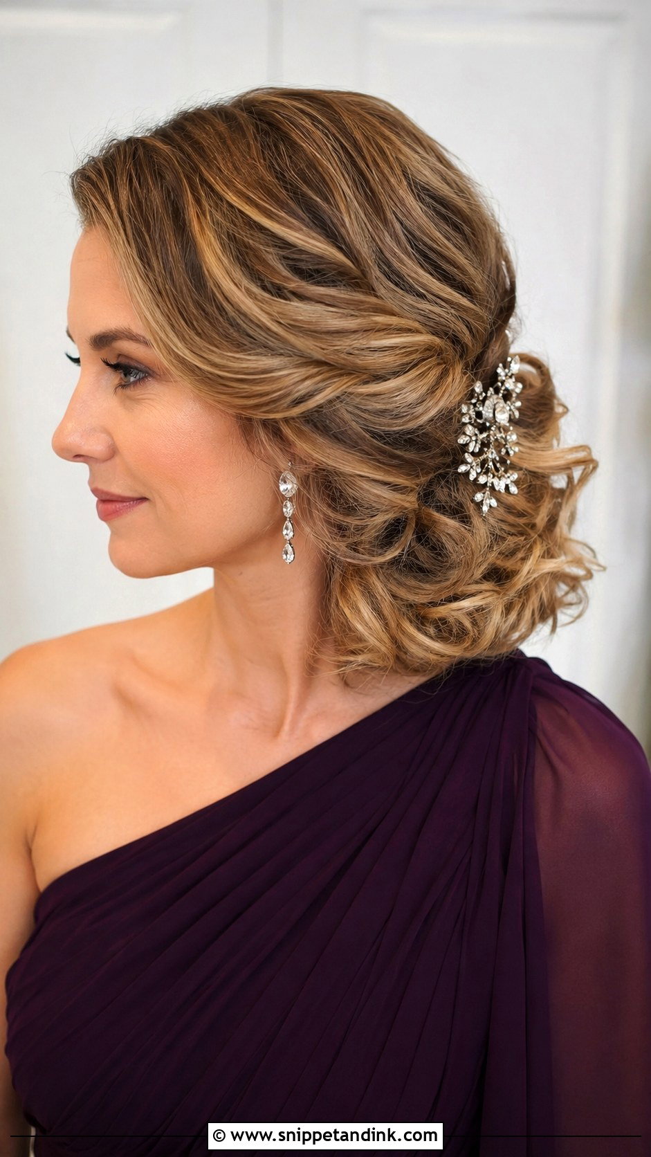 Twisted Side Updo - Snippet and Ink - 25 Mom Hairstyles for Wedding