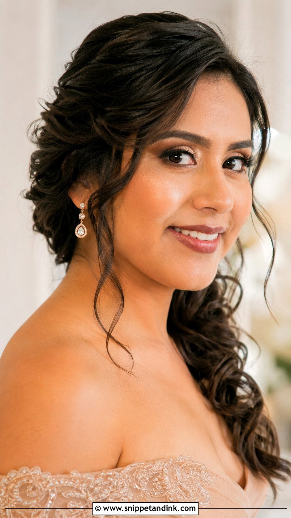 Twisted Side Updo - Snippet and Ink - 25 Simple Engagement Hairstyles