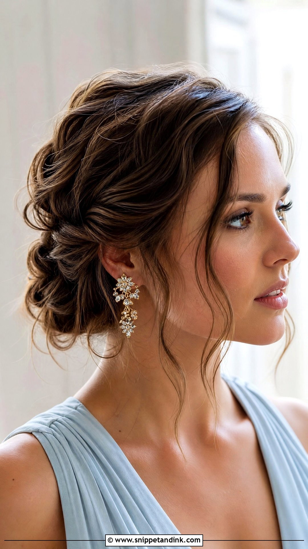 Twisted Side Updo - Snippet and Ink - 20 Easy Wedding Guest Hairstyles Short Hair