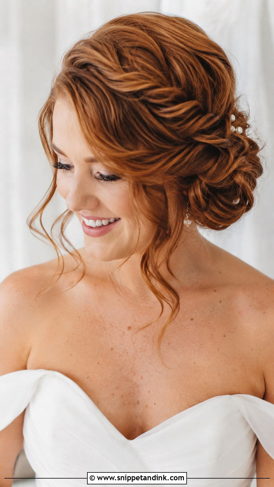Twisted Side Updo - Snippet and Ink - 25 Simple Wedding Hairstyles for Short Hair