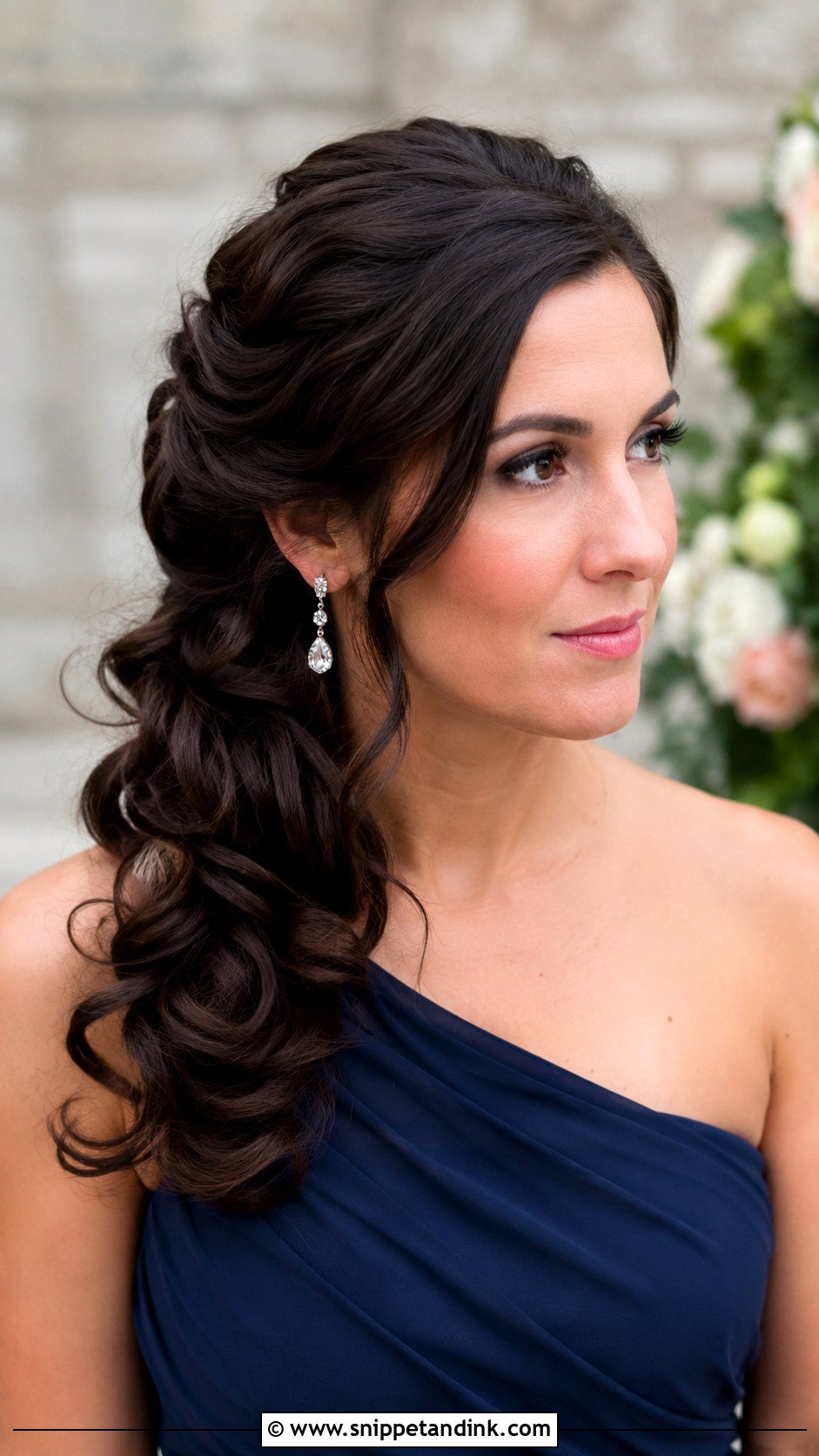 Twisted Side Updo - Snippet and Ink - 30 Hairstyle for Wedding Guest Ideas