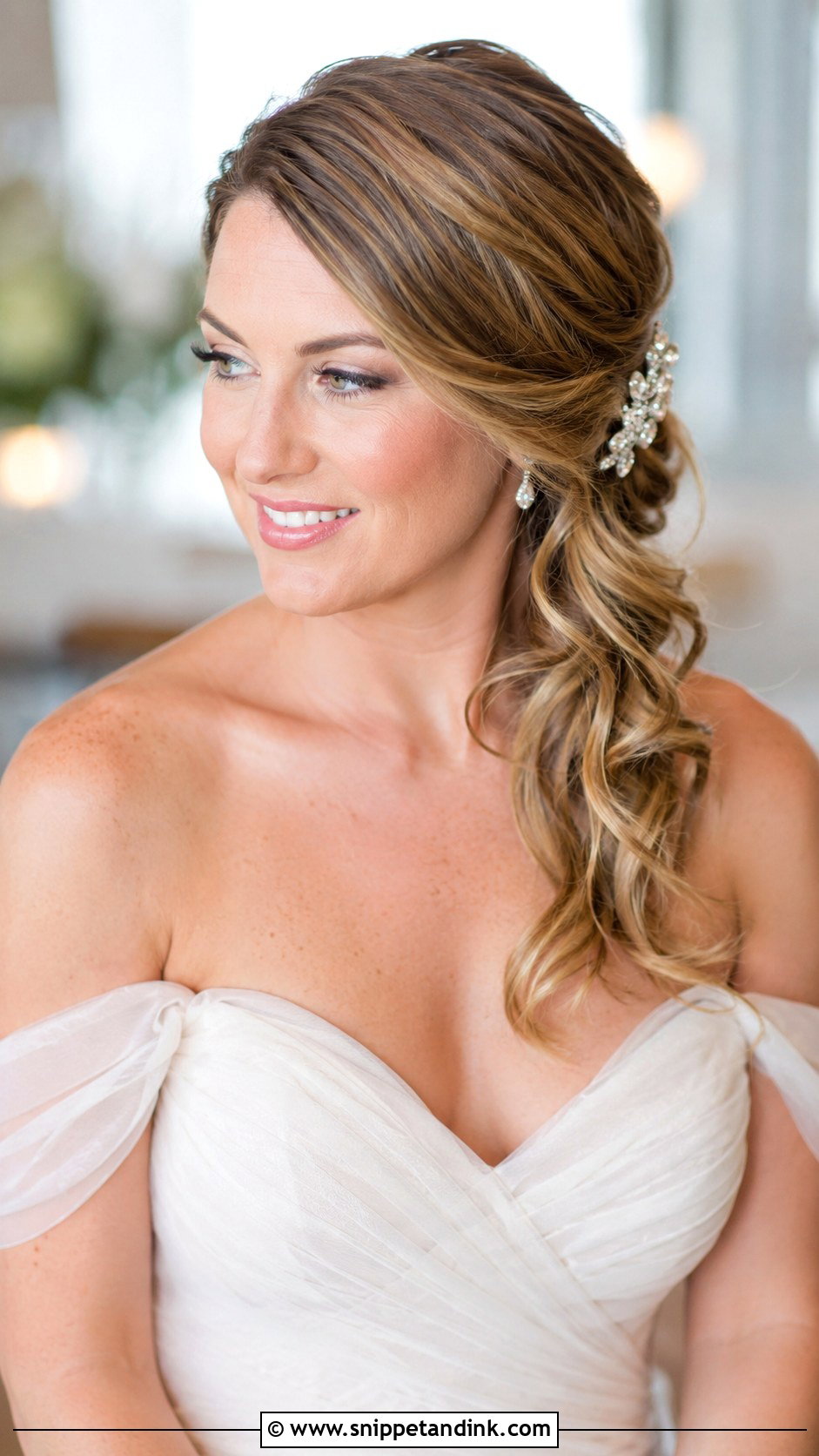 Twisted Side Updo - Snippet and Ink - 35 Wedding Hair Updo Ideas