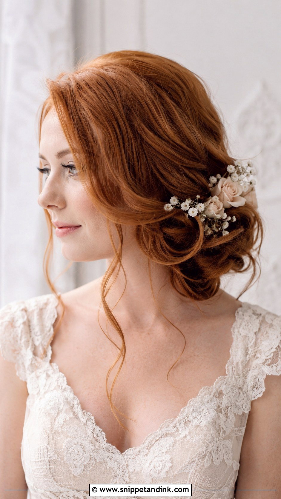 Twisted Side Updo Wedding Hairstyle - Snippet and Ink - 20 Casual Wedding Hairstyles