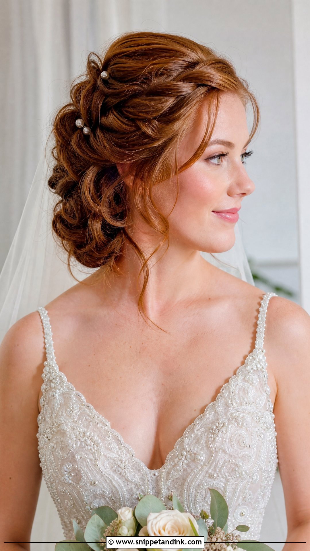 Twisted Side Updo - Snippet and Ink - 20 Bridal Hair One Side Pulled Back Ideas