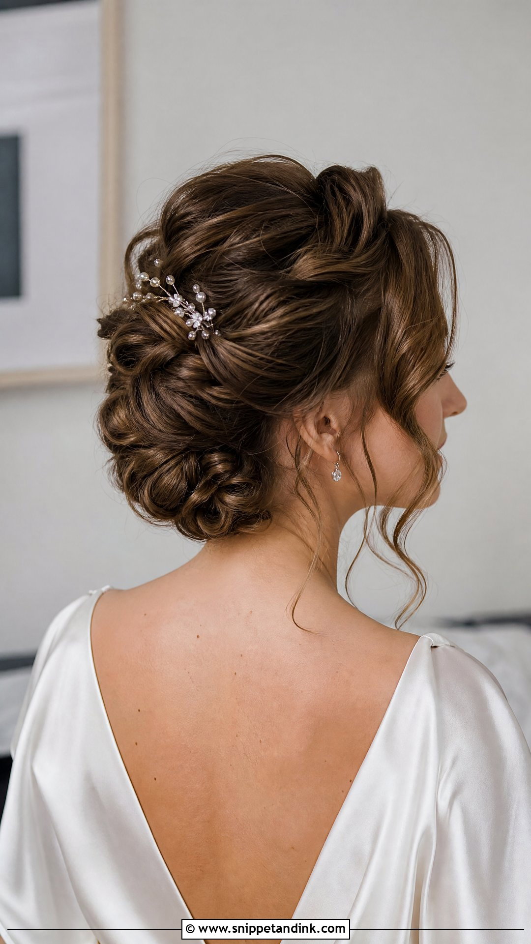 Twisted Updo - Snippet and Ink - 20 Simple Bridal Hairstyles