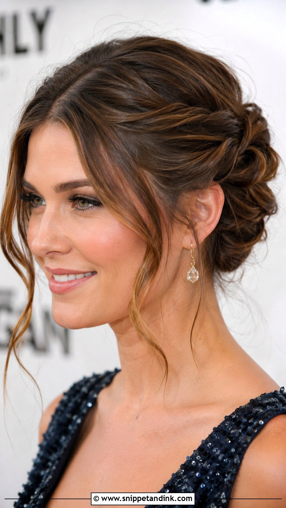 Twisted Updo - Snippet and Ink - 30 Simple Wedding Guest Hair Ideas