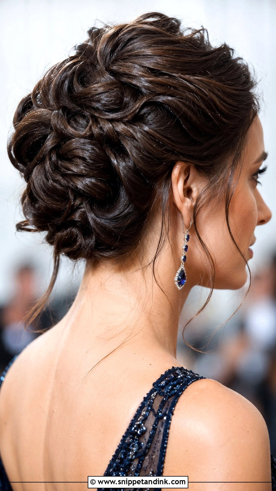 Twisted Updo - Snippet and Ink - 30 Wedding Guest Hairstyles