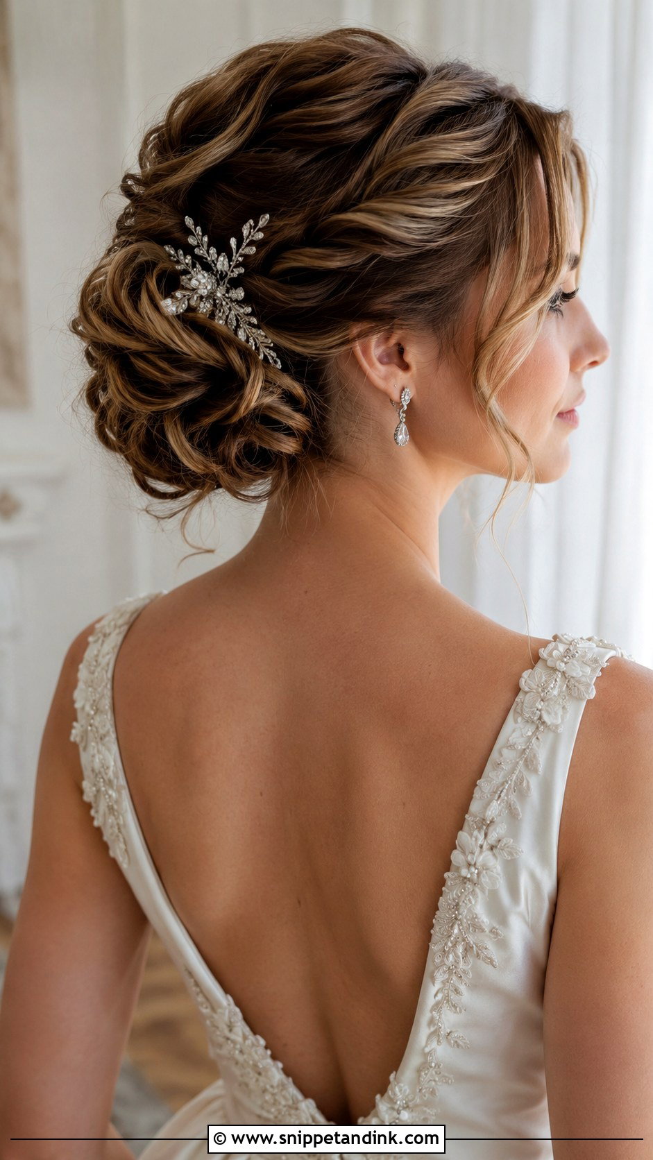 Twisted Updo - Snippet and Ink - 20 Wedding Party Hairstyles for Long Hair