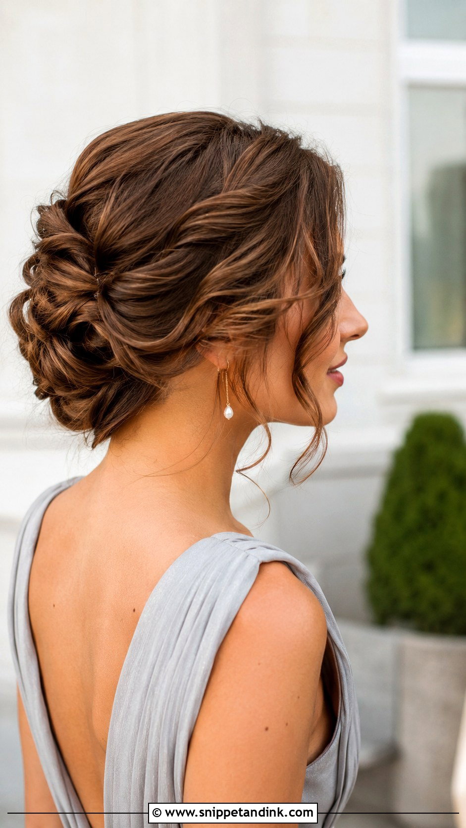 Twisted Updo - Snippet and Ink - 25 Easy Wedding Guest Hair Ideas