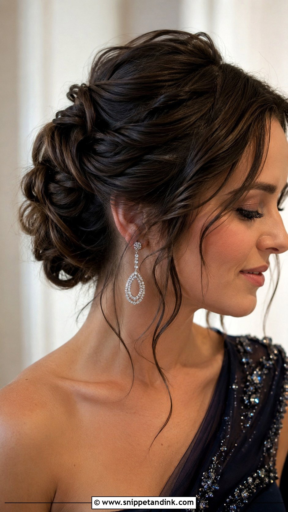 Twisted Updo - Snippet and Ink - 25 Hairstyle Ideas for Wedding Guest