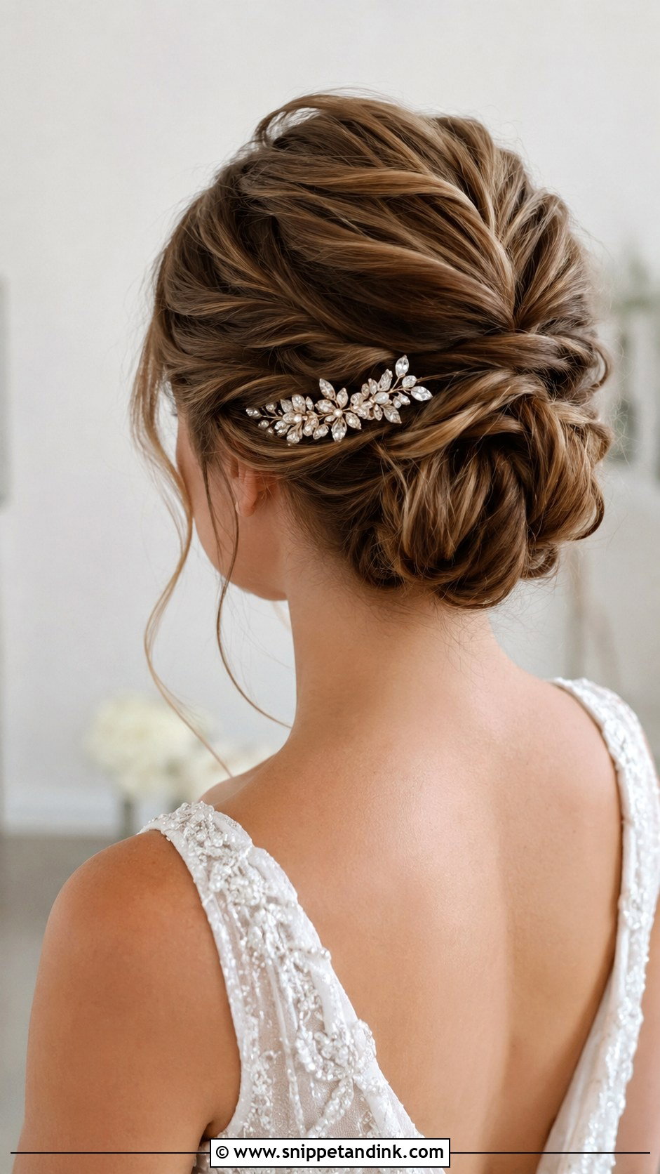 Twisted Updo - Snippet and Ink - 25 Simple Bridal Hair Ideas