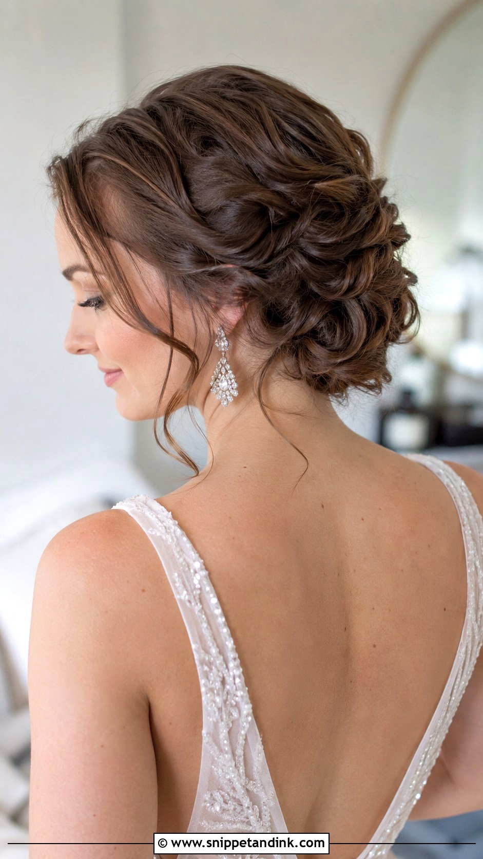 Twisted Updo Bob for Wedding - Snippet and Ink - 20 Bob Hairstyles for Wedding
