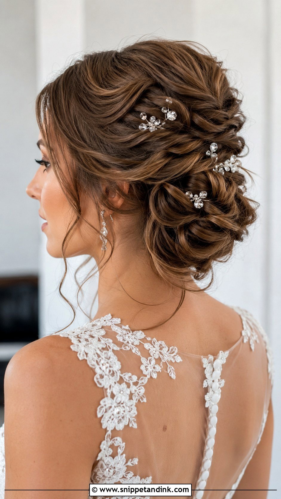 Twisted Updo Bridal Hairstyle - Snippet and Ink - 20 Trending Bridal Hairstyles