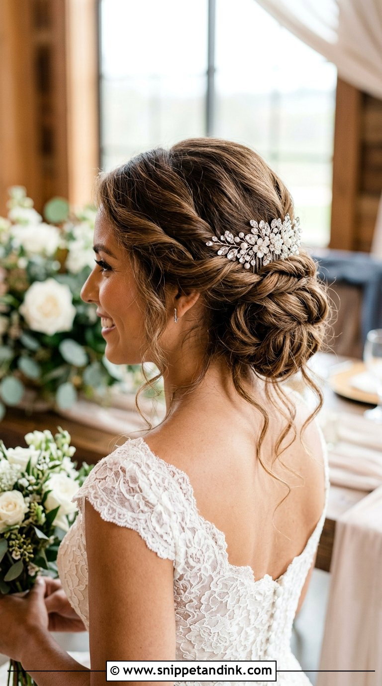 Twisted Updo Bridal Wig - Snippet and Ink - 20 Bridal Wig Hairstyles