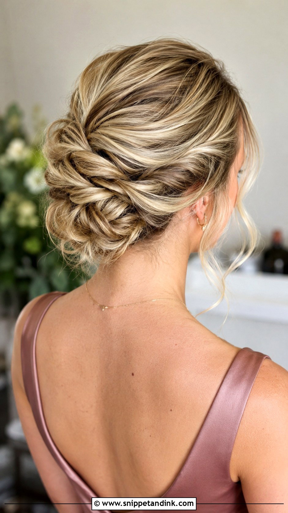 Twisted Updo Bridesmaid Hairstyle - Snippet and Ink - 30 Bridesmaid Hairstyles for Long Hair