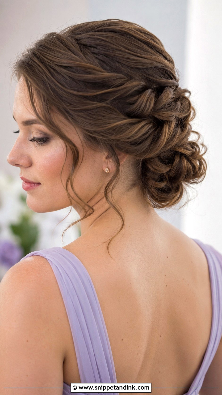 Twisted Updo Bridesmaid Hairstyle - Snippet and Ink - 25 Easy Bridesmaid Hairstyles