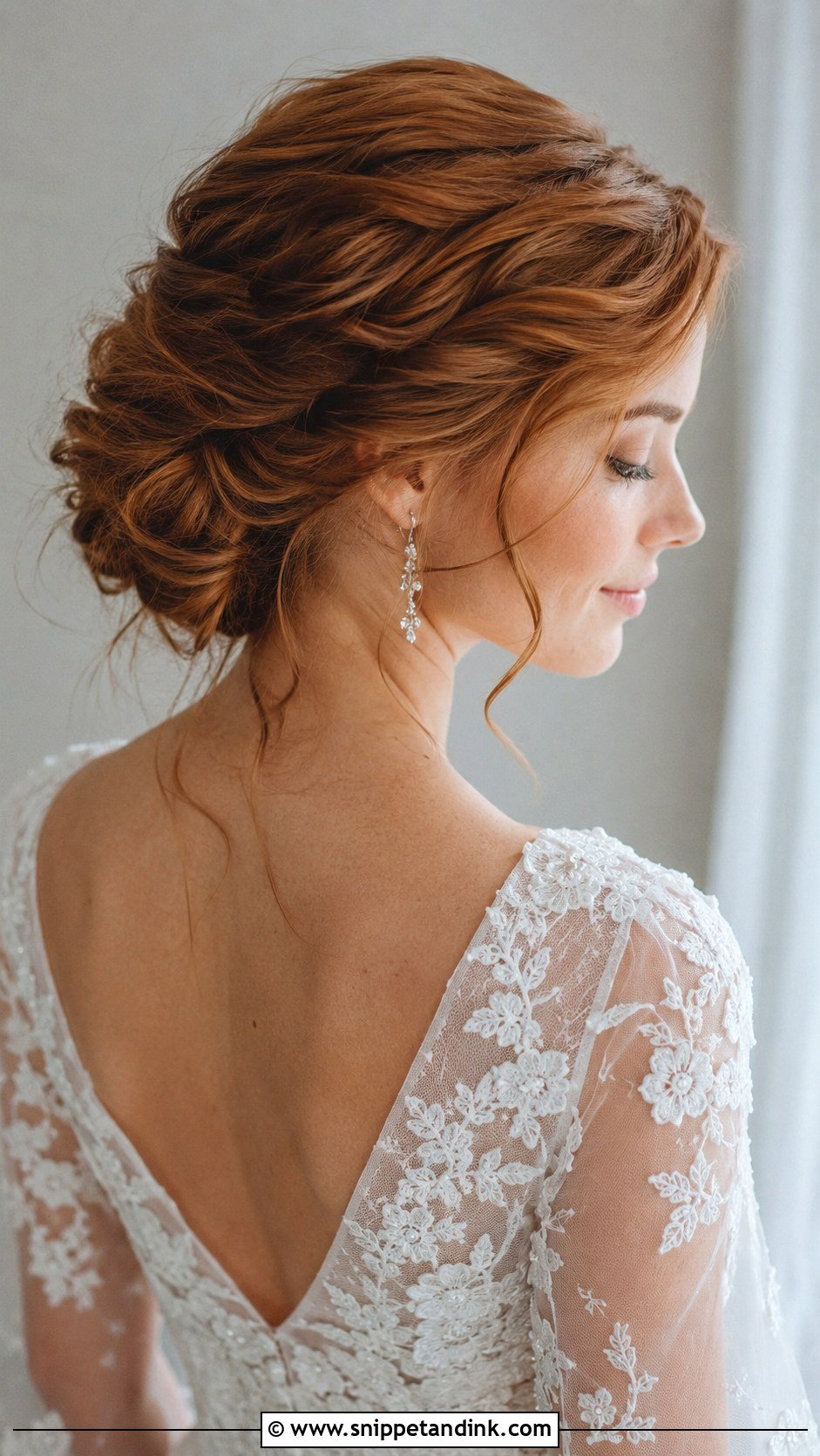 Twisted Updo For Medium Hair Bridal Look - Snippet and Ink - 15 Simple Bridal Hairstyles for Medium Hair