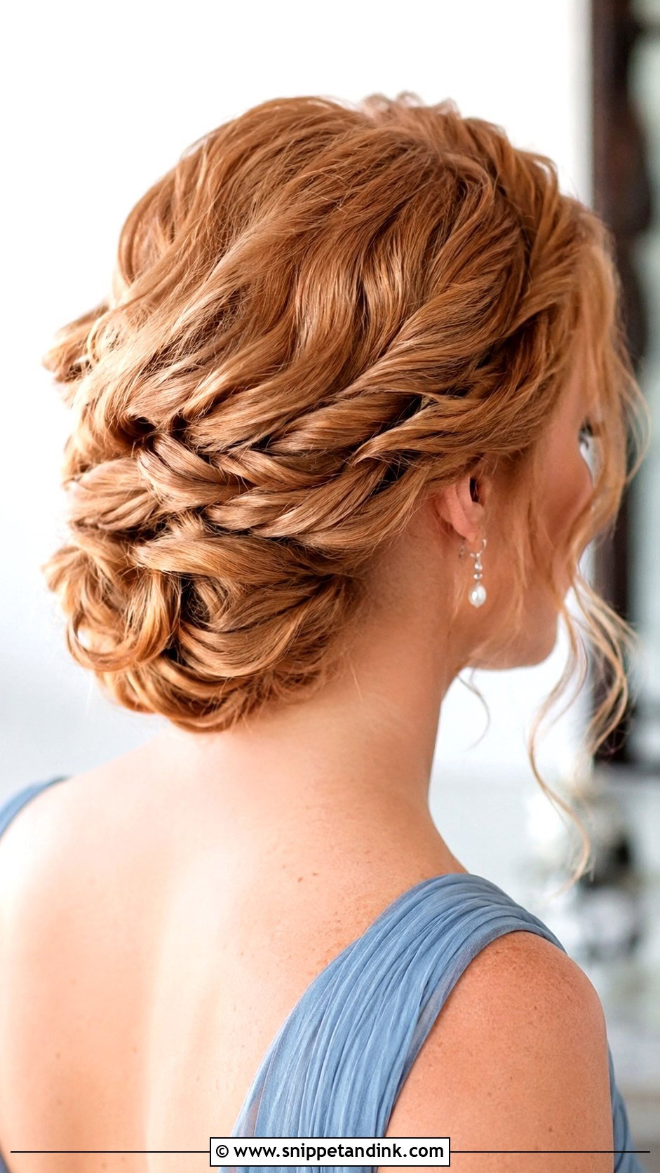 Twisted Updo For Short Hair - Snippet and Ink - 20 Bridesmaid Updo Short Hair Ideas