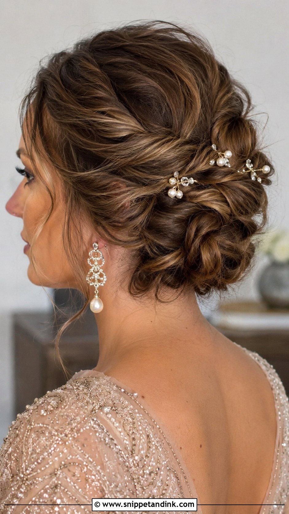 Twisted Updo For Short Hair - Snippet and Ink - 20 Engagement Hairstyles Short Hair