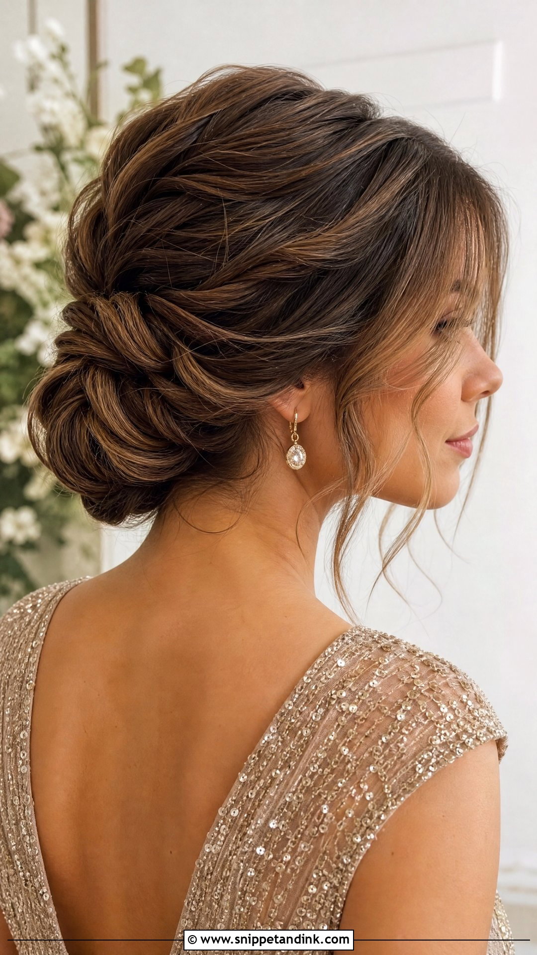 Twisted Updo Wedding Guest Hair - Snippet and Ink - 15 Easy Hair Do for Wedding Guest Ideas