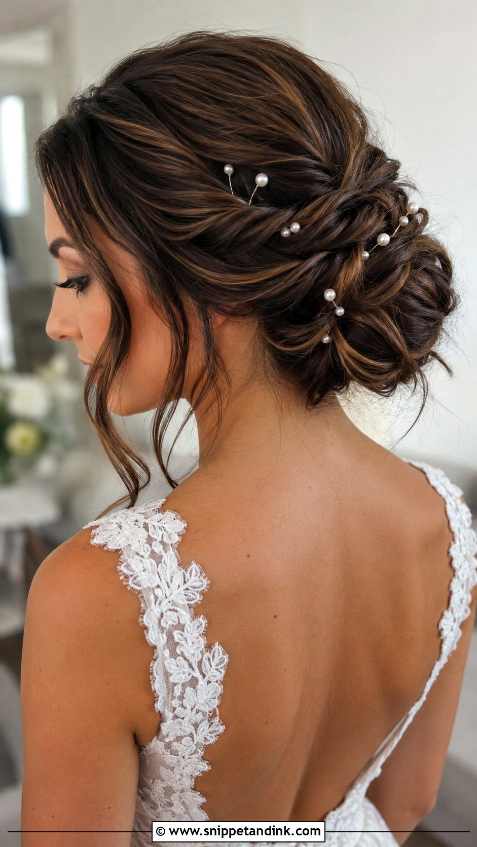 Twisted Updo Wedding Hair - Snippet and Ink - 15 Wedding Hairstyles for Long Thick Hair