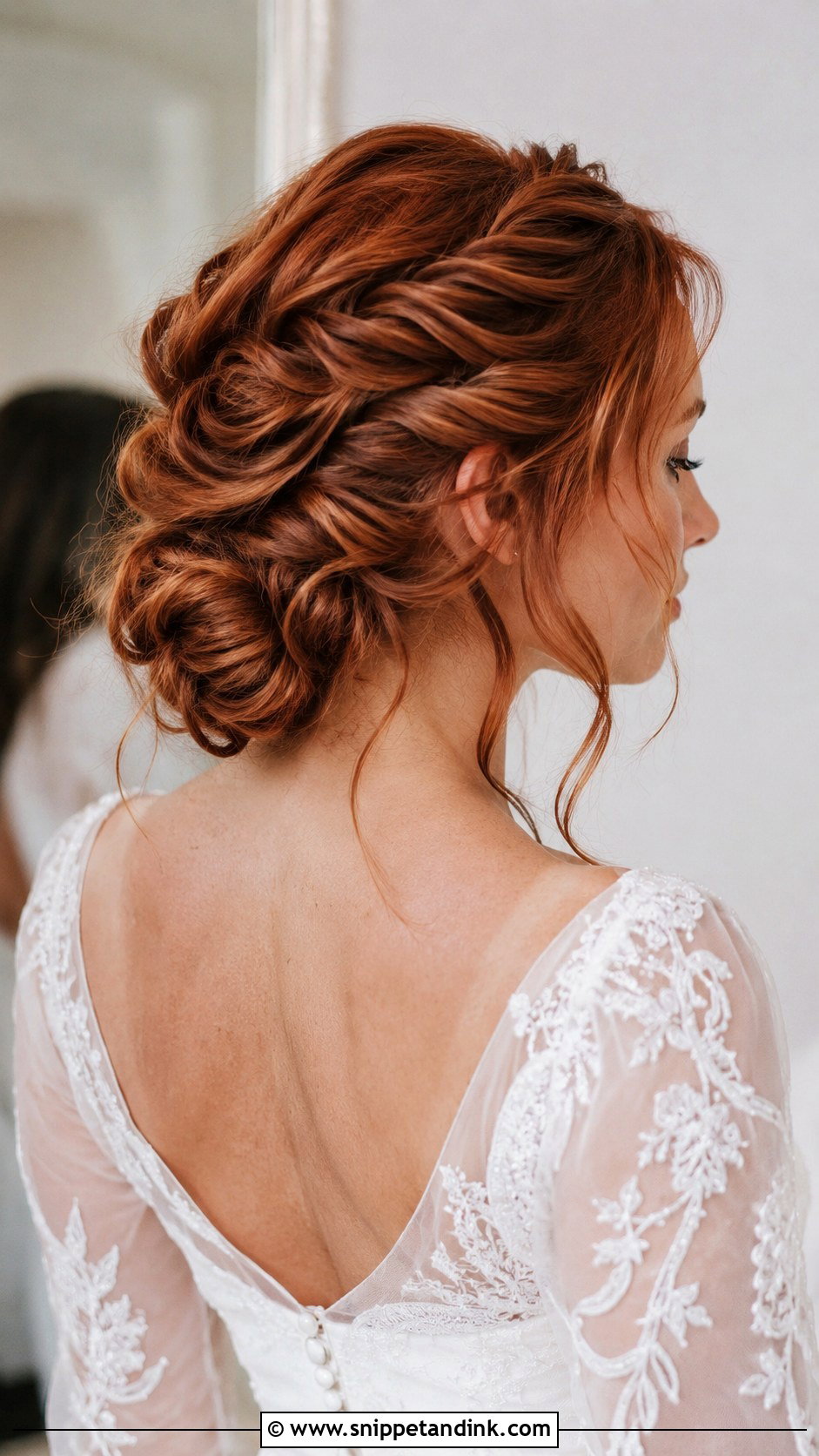 Twisted Updo Wedding Hair - Snippet and Ink - 20 Hair for Marriage Ideas