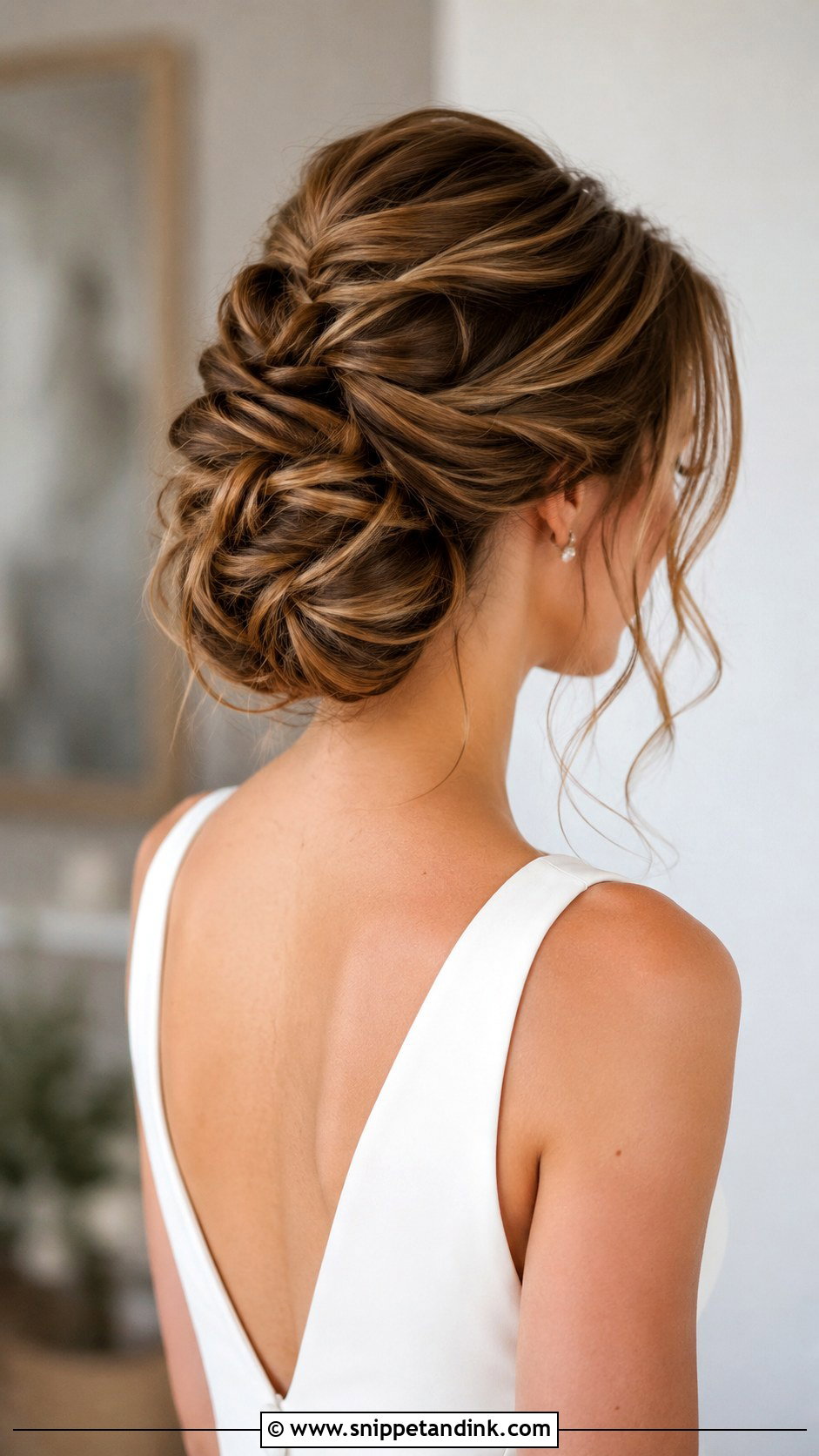 Twisted Updo Wedding Hair - Snippet and Ink - 20 Hair Up Styles for Wedding